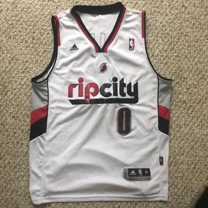 Adidas Damian Lillard Blazers Jersey